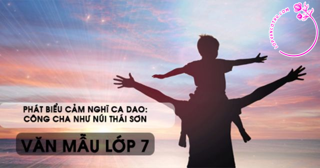 công cha như núi thái sơn