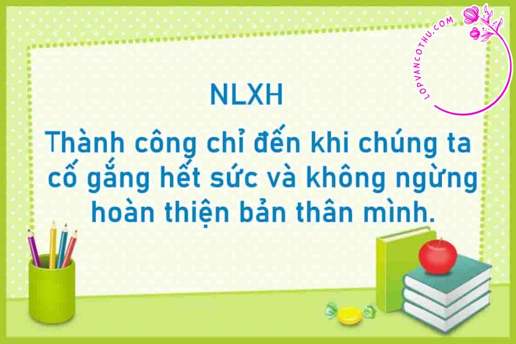 Nghị luận xã hội Thành công chỉ đến khi chúng ta cố gắng hết sức và không ngừng hoàn thiện bản thân mình.