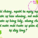 Nghị luận: Phải chăng, người ta ngây ngất trước sự hào nhoáng, mê mẩn trước sự bóng bẩy, nhưng chỉ rơi nước mắt trước sự giản dị tự đáy lòng?