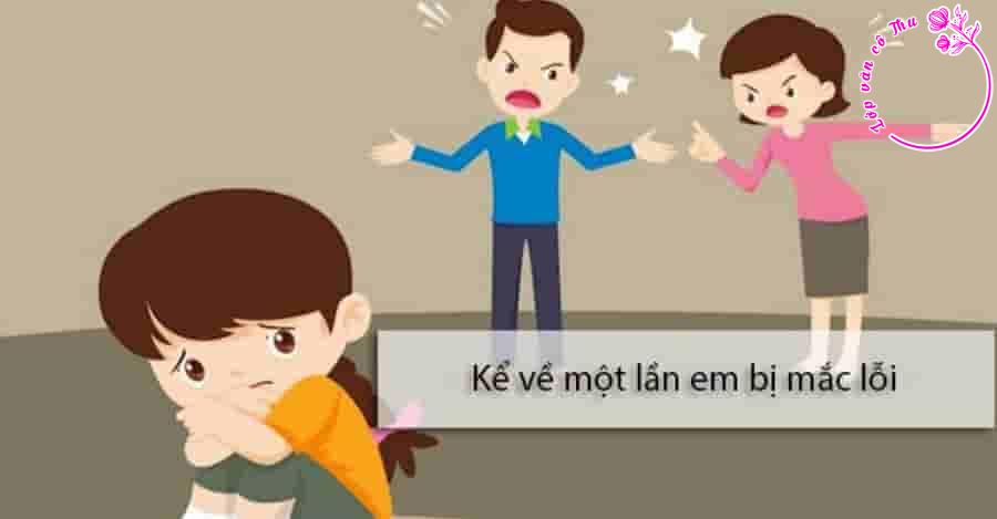 Viết bài văn kể về một lần mắc lỗi