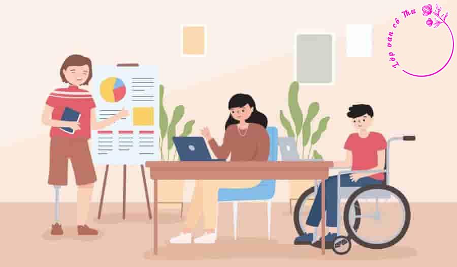 Hướng dẫn viết bài văn trình bày ý kiến về một vấn đề trong đời sống: "Thái độ ứng xử cần có đối với những người bị khuyết tật"