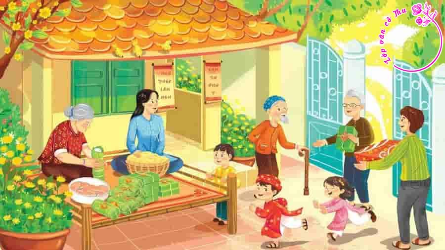 Phân tích bài thơ "Tết quê bà" của Đoàn Văn Cừ