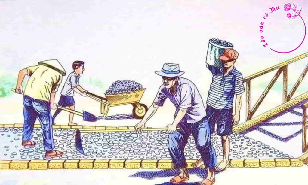 Đoạn văn 200 chữ phân tích mạch cảm xúc của bài thơ "Bài hát đắp đường" - Xuân Quỳnh