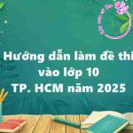 Hướng dẫn giải đề thi vào lớp 10 thành phố Hồ Chí Minh năm 2025