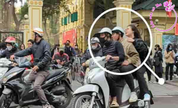 Một bộ phận học sinh còn vi phạm các quy định khi tham gia giao thông