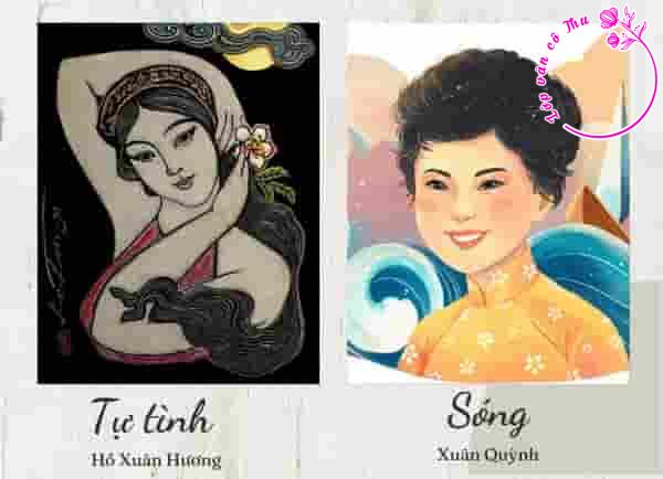 So sánh bài thơ Tự tình của Hồ Xuân Hương và Sóng của Xuân Quỳnh